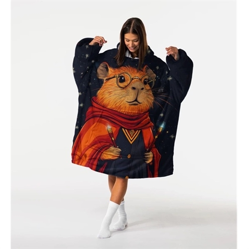 Huggie - Wizard Capybara - Giant Blanket Hoodie